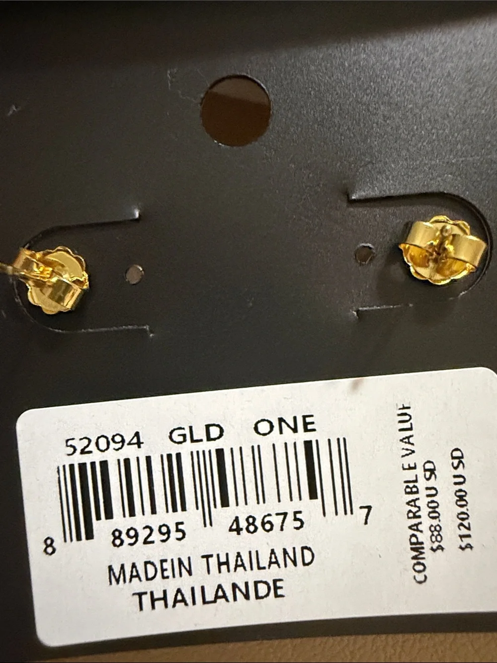 Coach signature heart drop earrings (18) - Picture 4 of 4